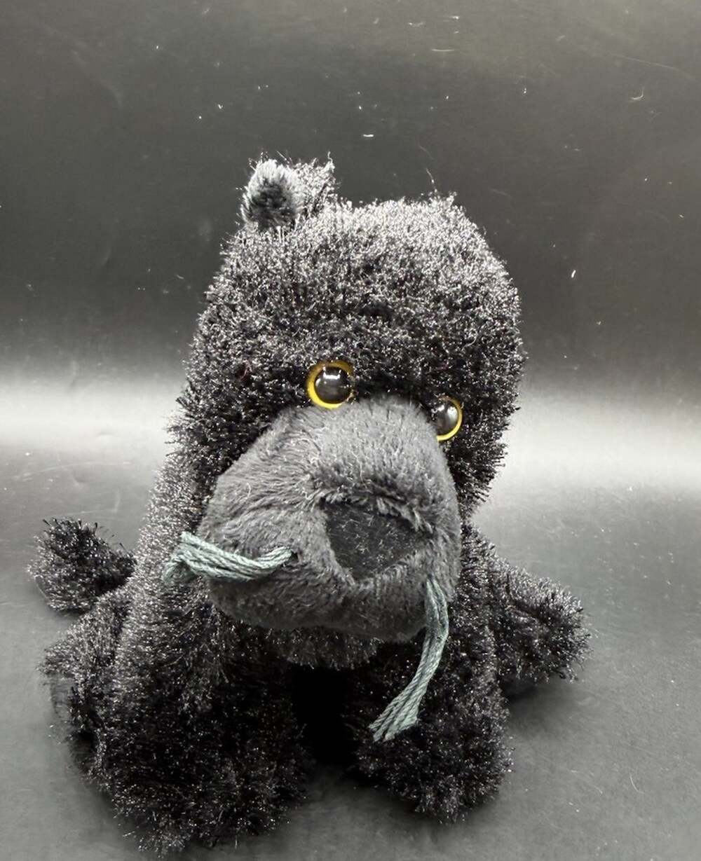Ganz Webkinz Black Panther Plush Cat HM216 No Code Clean! EUC